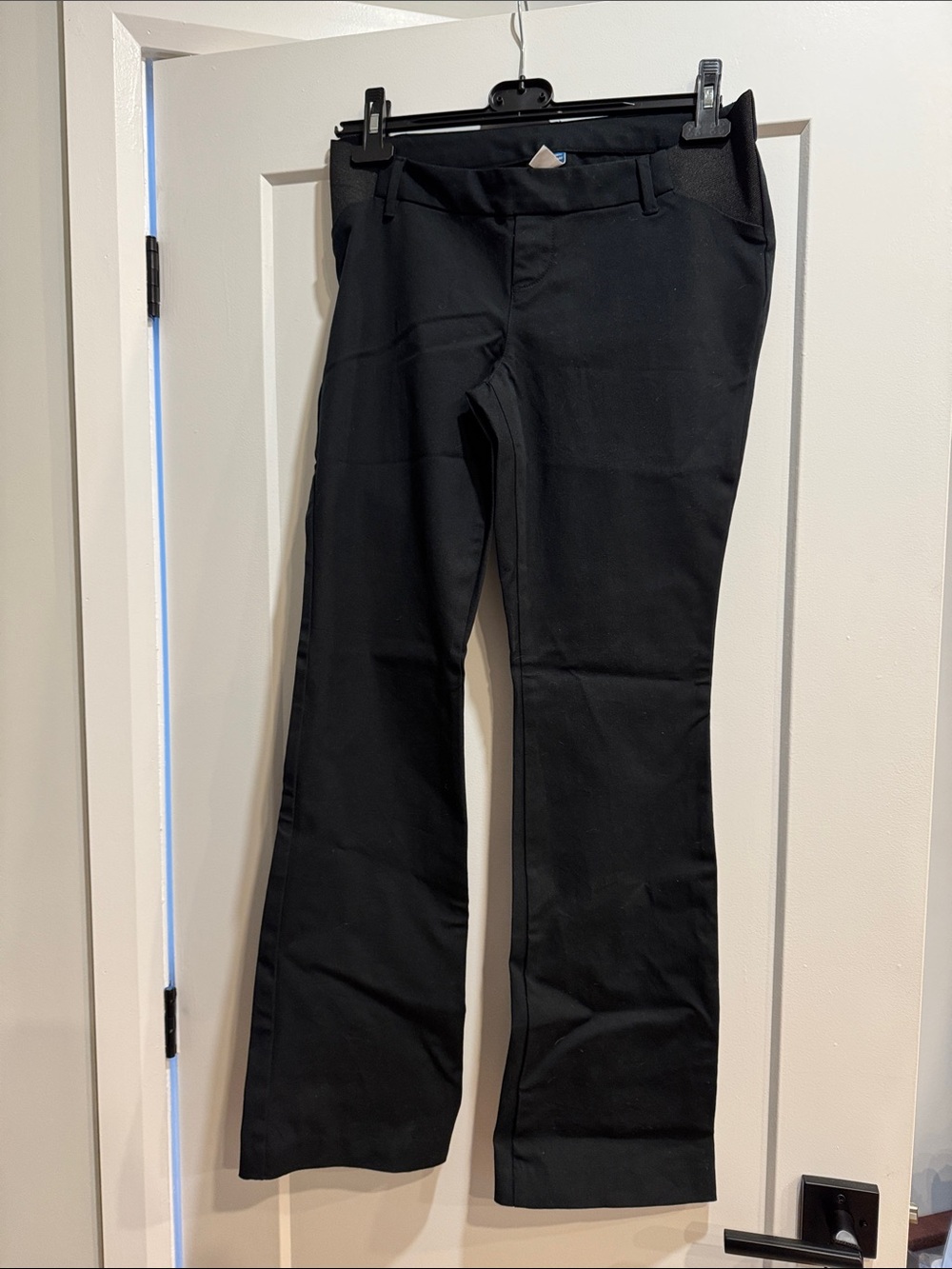 Maternity Black Flare Dress Pants for Women